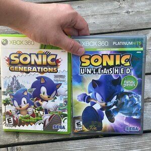 Lot of 2 Sonic Generations/Unleashed XBOX360 Games